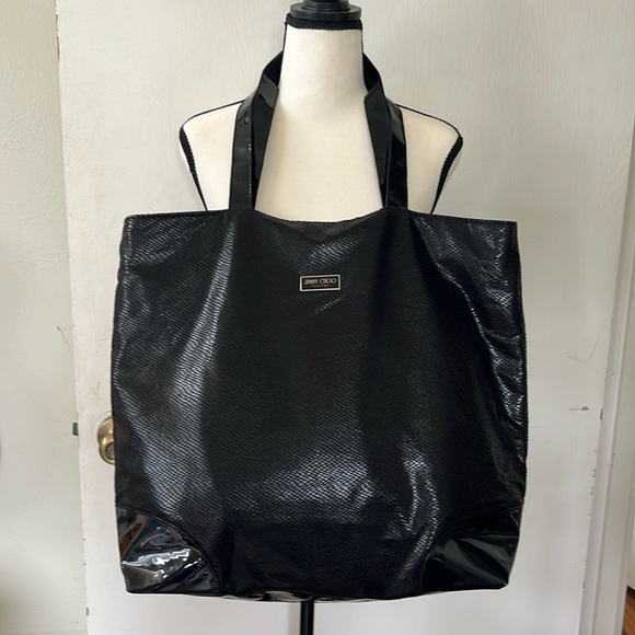 Jimmy Choo Parfums Tote Bag with Snakeskin pattern - Picture 1 of 6